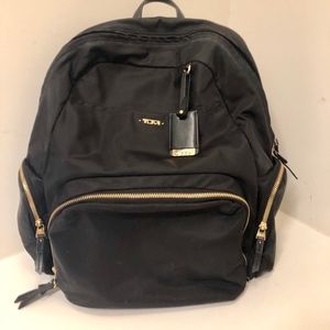 TUMI Voyageur Calais Black Nylon Backpack